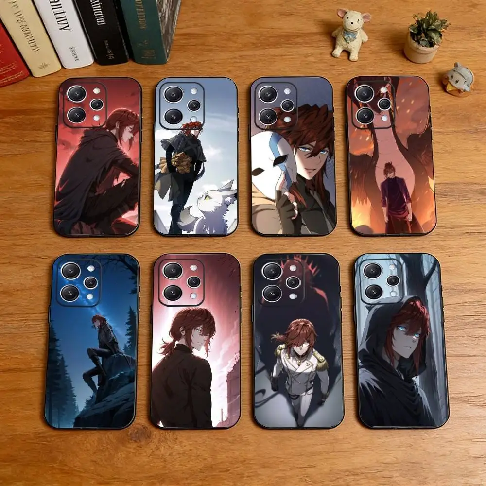 

A-Arthur Leywin AL Manga Art Phone Case For iPhone 17, 16,15,14,13,12,11 Plus,Pro Max, Others Soft Black Cover