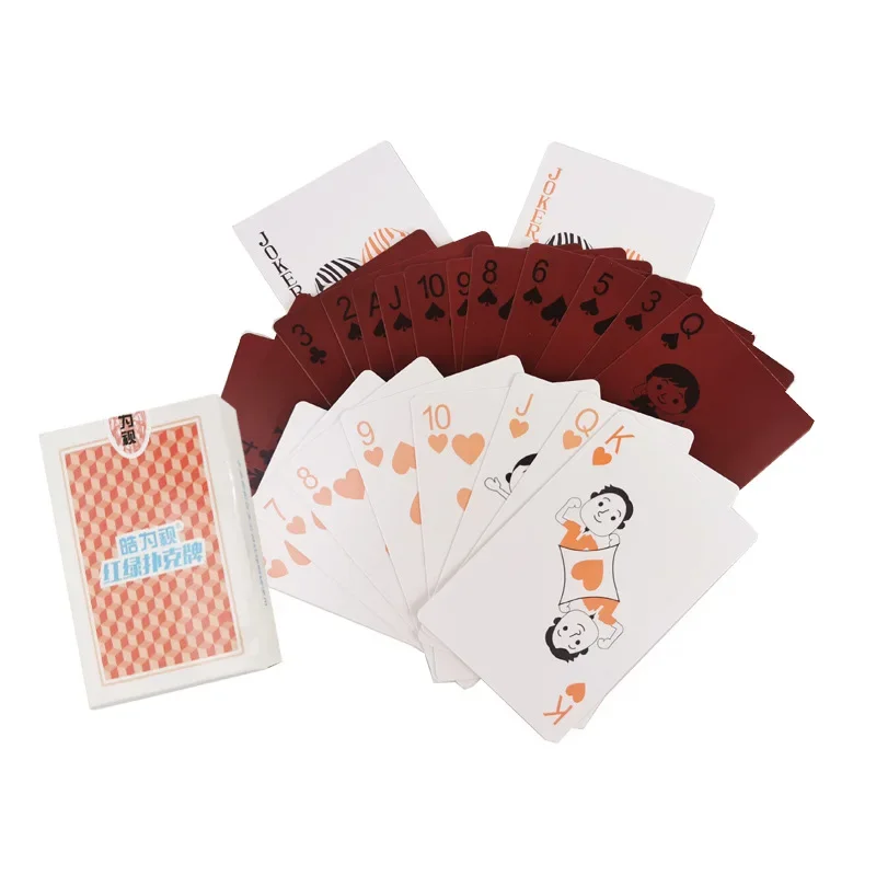 Red Green Poker Cards Children Amblyopia Training Strabismus Correction Disinhibition Tool Visual Function Training Glasses