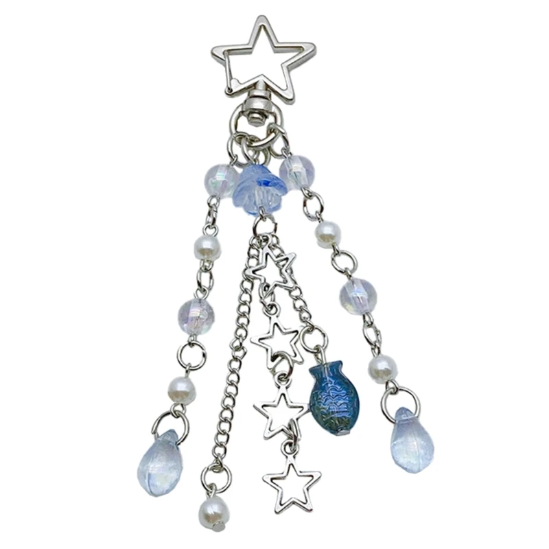 Butterfly Star Pendant Phone Charm Keychain