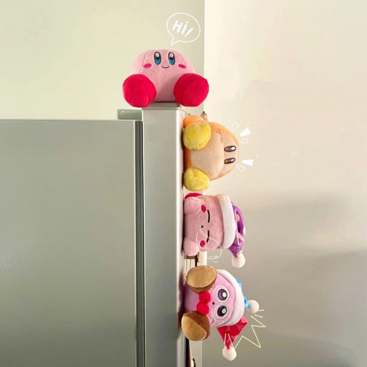 Bandai-personajes de Kirby, pelucheegentic Waddle Dee Marx, gorro de dormir con sonrisa, juguete suave coleccionable, adornos de escritorio bonitos, regalo perfecto