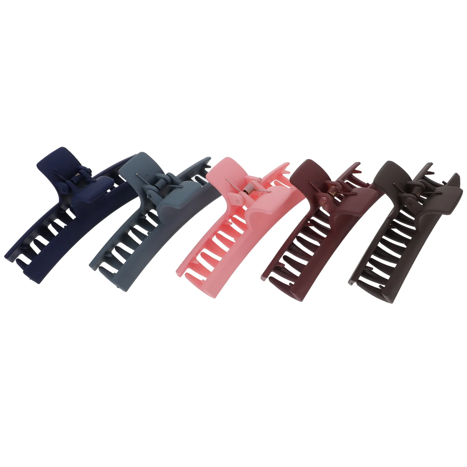 

5pcs Large Acrylic Hair Claw Clips Durable Sturdy Women Office Daily Wear Strong Hold All Hair Types Gift Idea Fashionable