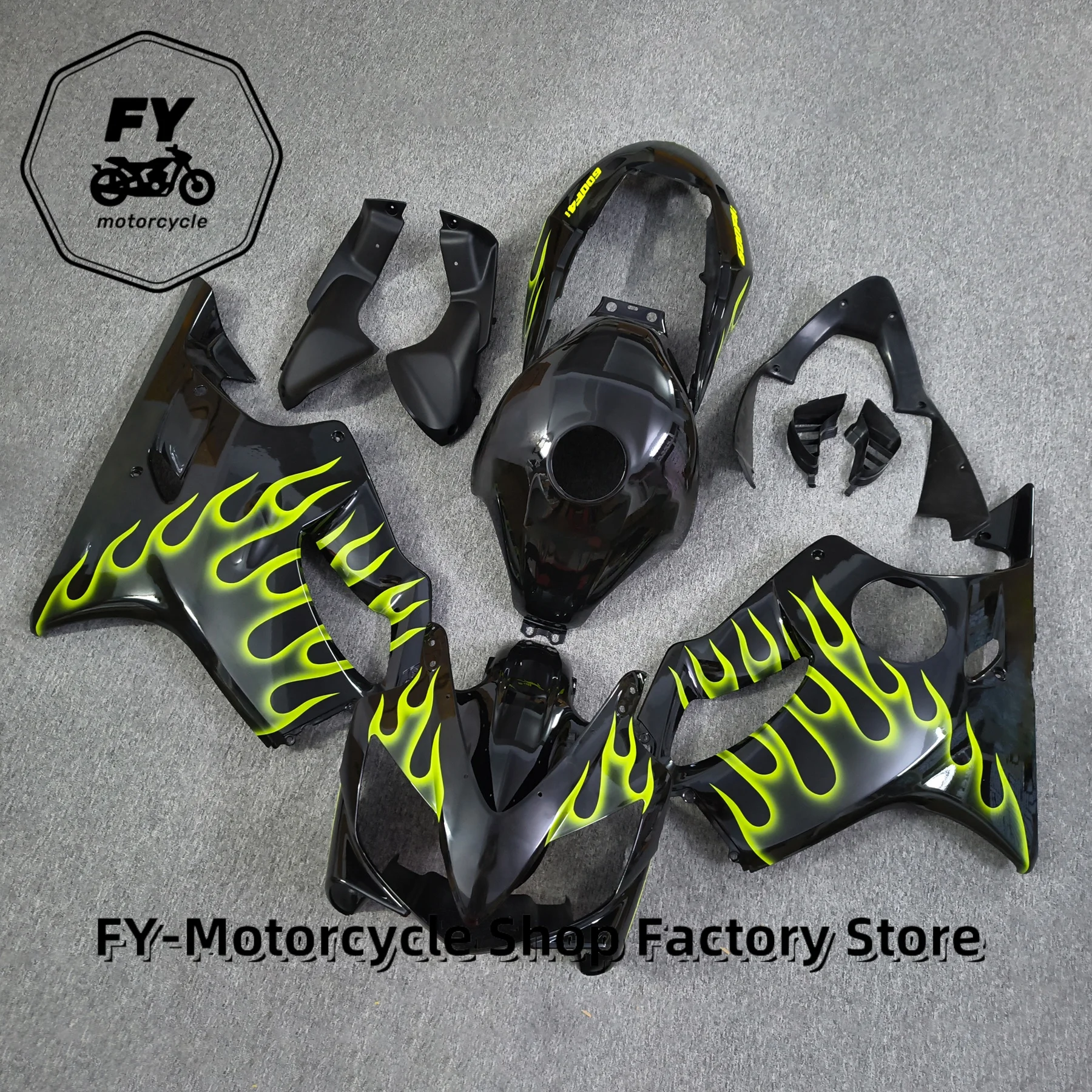 Injection Fairings For HONDA CBR600 F4I 04 05 06 07 Motorcycle Customized ABS Plastic Fairing Kit CBR600 F4i 2004 2005 2006 2007 3