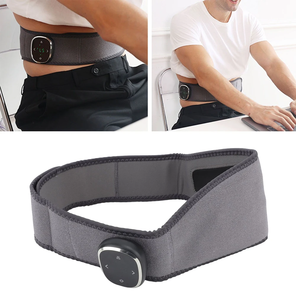 

1pcs Cordless Heating Pad for Back Pain Relief, Lumbar Massager with Heat, Heated Back Belt Abdomen Warmer Lumbar Support