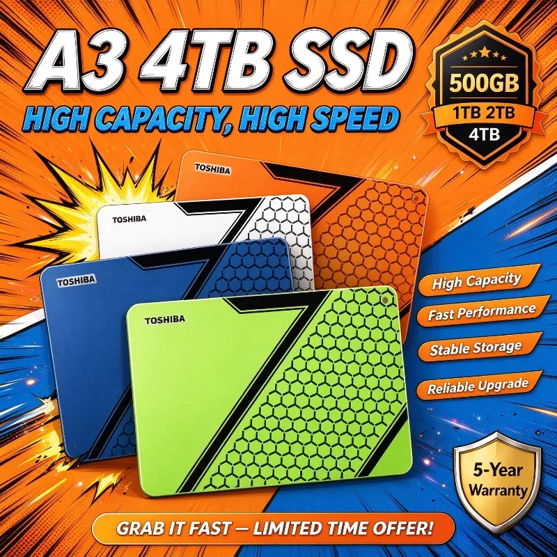 New A3 Series 4TB SSD Solid State Disk High Speed 500GB 1TB Internal HDD Hard Drive 2TB For Laptop Microcomputer Desktop Fast