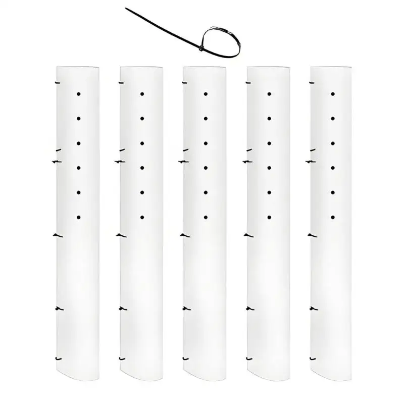 5Pcs Baum Sämling Sapling Wachsen Rohr Entlüftet Sämling Protektoren Garten Rohr Anlage Schutz für Setzlinge Outdoor D2RD – Detail 3