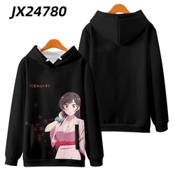 3D Print Anime Rent A Girlfriend Women/Men Hoodie Sweatshirt Mizuhara Chizuru Ruka Sarashina Sakurasawa Sumi Cosplay Costumes
