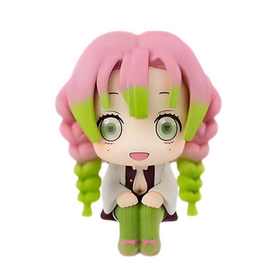 6 pièces Q Version démon Slayer anime assis fantôme poupée Tanjiro Nidouzi Inosuke Zenizu Figure figurine film modèle jouets poupée