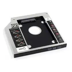 9.5 12.7mm HDD Caddy SATA3 All Aluminum Notebook Optical Disk Drive 2.5-inch Mechanical SSD SSD Solid-state Drive Bracket