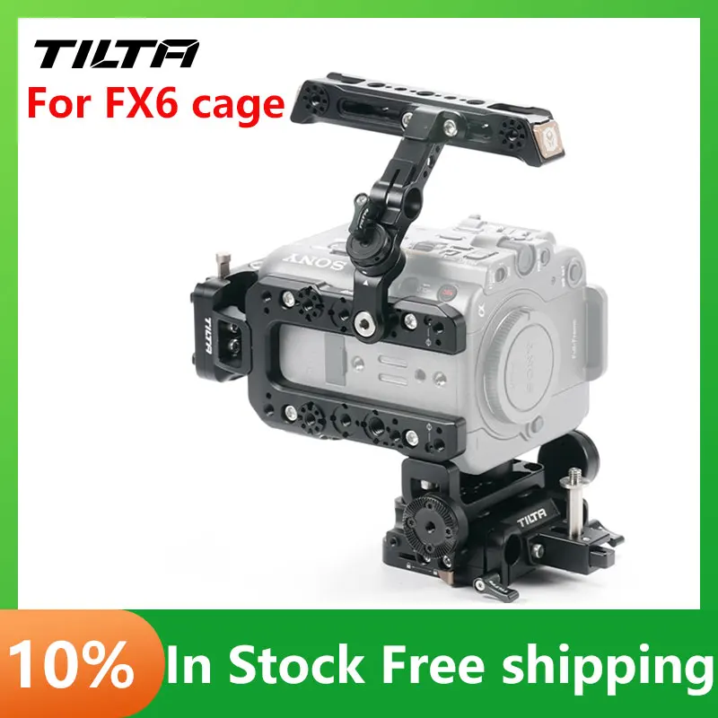 TILTA  FX6 cage ES-T20-C-V Camera Cage Rig Advanced Kit for Sony FX6 V-Mount Top Handle