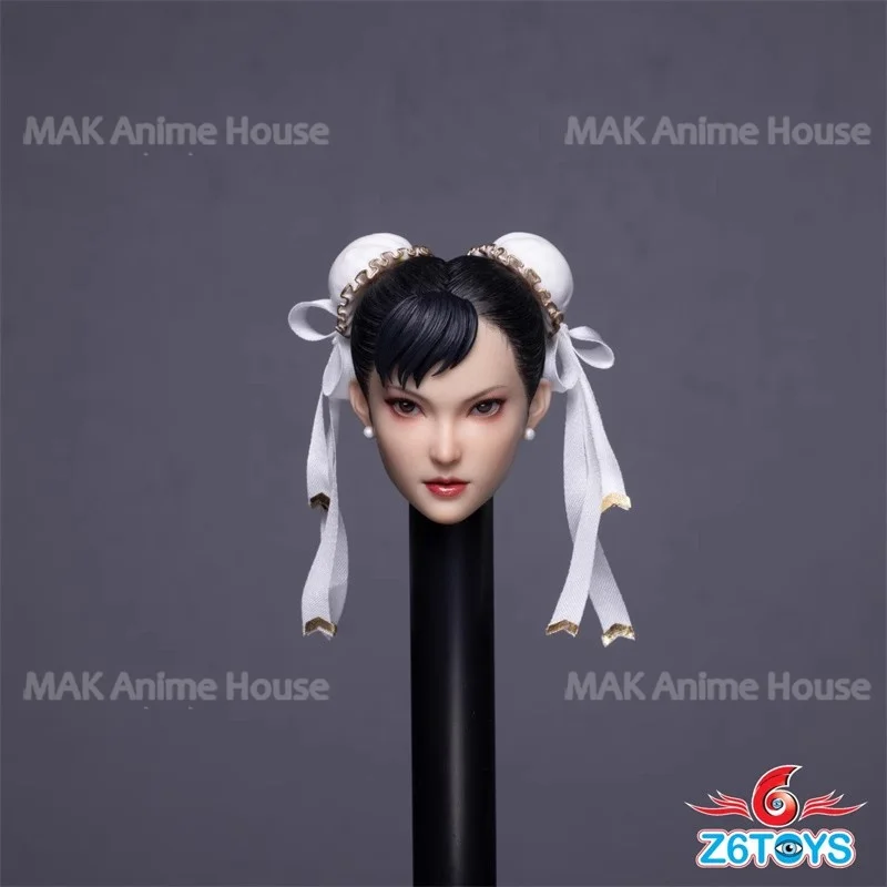 Z6TOYS ZC020 1/6 Skala Weibliche Mobile Augen Schönheit Kopf Skulptur PVC Modell Fit 12'' TBL Weibliche Soldat Action Figur körper