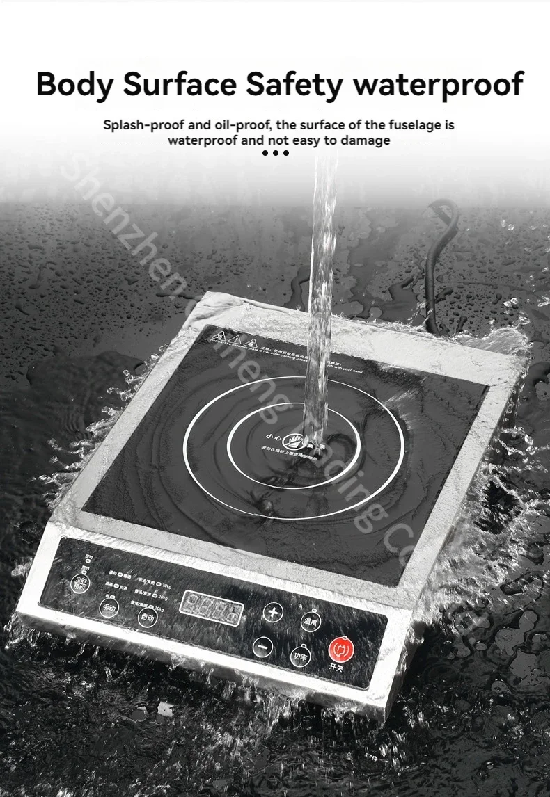 

Индукционная плита 3500 Вт, домашняя плита, коммерческая индукционная плита высокой мощности, 3,5 кВт, жарка