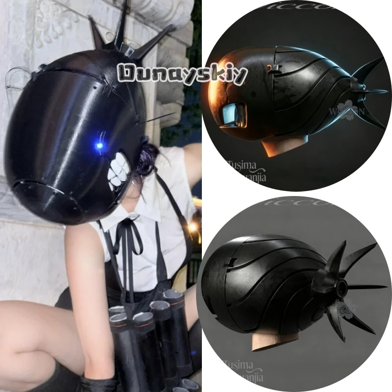 

Маска-реквизит LWW14*2026 Rezee Movie Cosplay Device Devil 3D из полимолочной кислоты, аксессуары, панк-реквизит, ужасы, головной убор в виде черепа, Хэллоуин, косплей