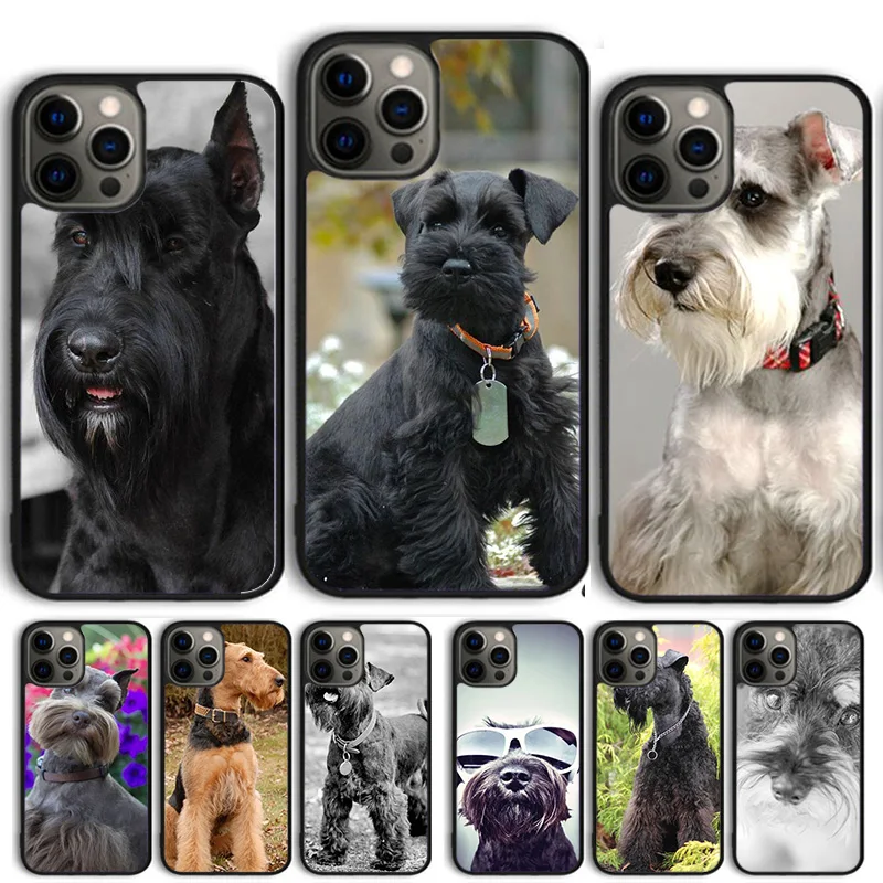 cute Airedale Terrier dog Phone Case Cover For iPhone 15 16 14 13 12 Pro Max mini 11 Pro Max XS XR Plus Coque Shell