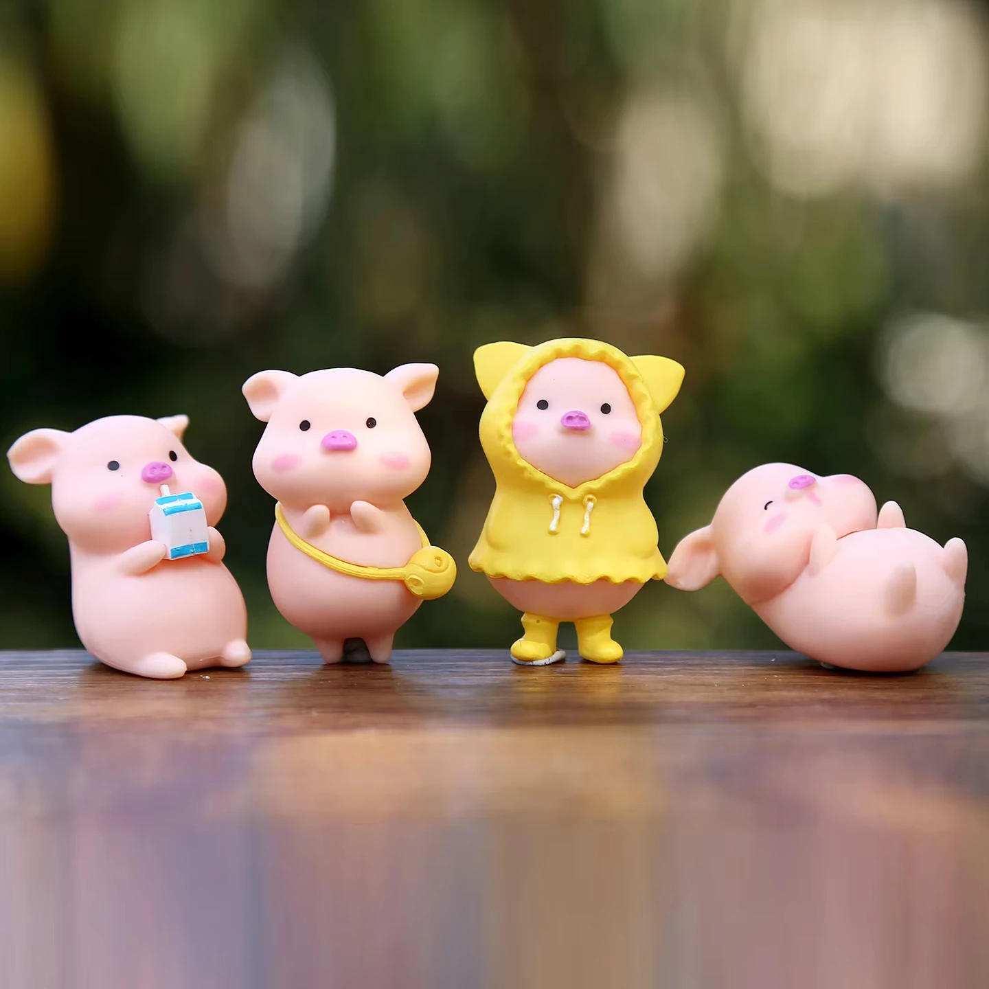 Cute Pig Figure Mini Figurine Desktop Decoration Model Ornaments Garden Home Desk Decoration Gits2026