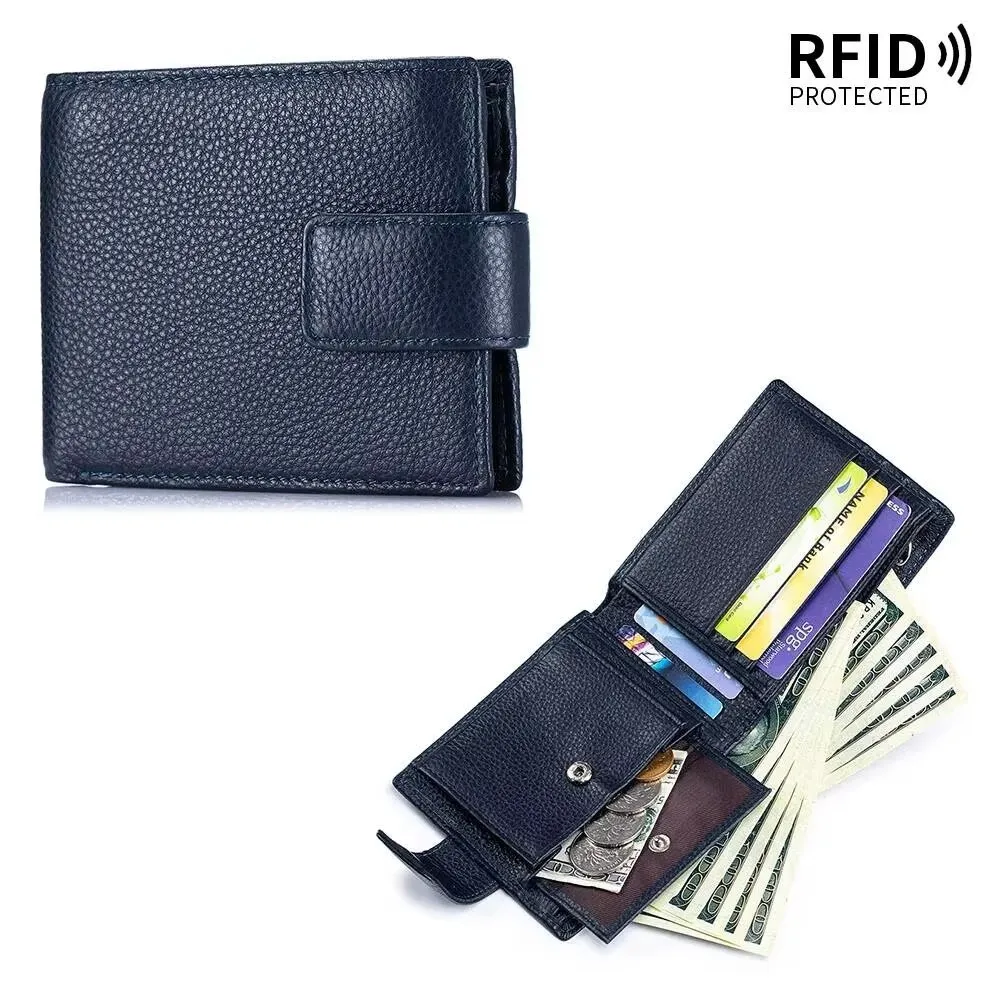 business-man-short-style-wallet-male-purse-multifunctional-rfid-men's-wallet-portable-bag-man-purse-new-wallet