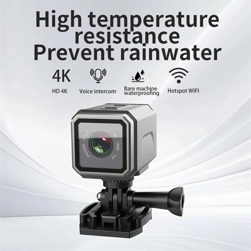 Mini S2 4K Pocket Sport Camera Cam Small Outdoor WIFI Camera Camcorder Helmet Cameras for Bike Cycling Motorcycle Waterproof DV