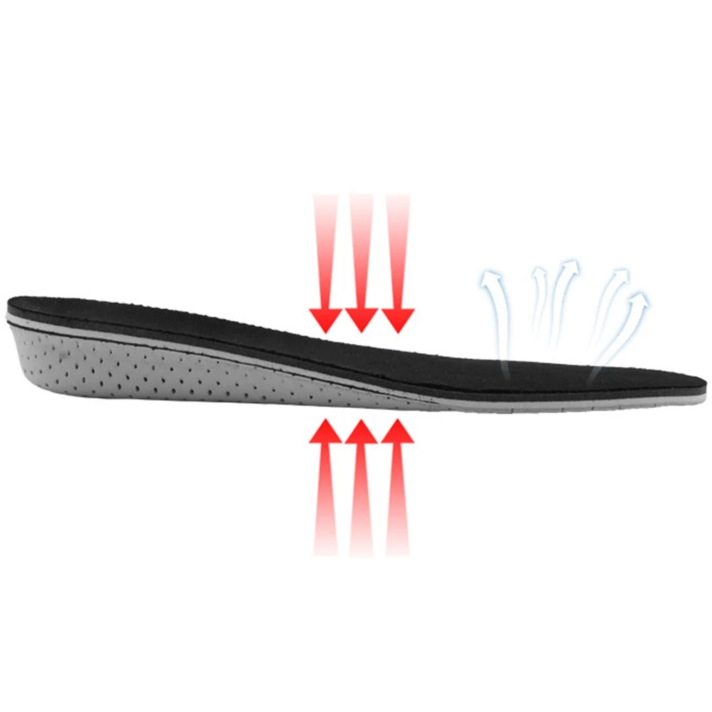 Plantilla Invisible para aumentar la altura, 2,5 Cm, elevador de zapatos Eva, cortable, transpirable, tamaño 35-44, plantilla elevadora, herramienta para el cuidado de los pies
