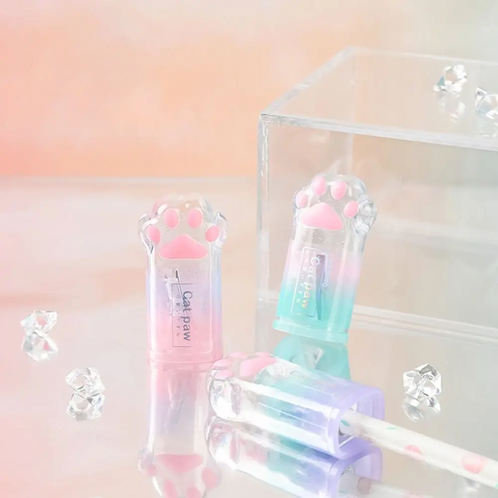 PCS Lovely Cat Claw Pencil Sharpener Simple Creative Gradient Color Pencil Sharpener For Students Gifts