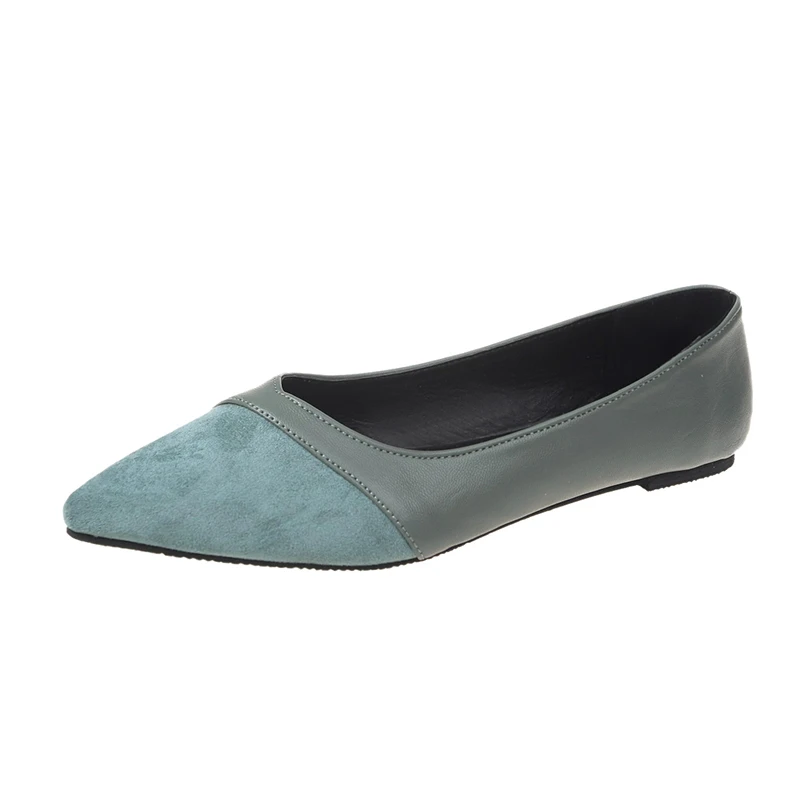 Damen-Slipper mit spitzer Zehenpartie und Flachsohle zum Hineinschlüpfen – Detail 10