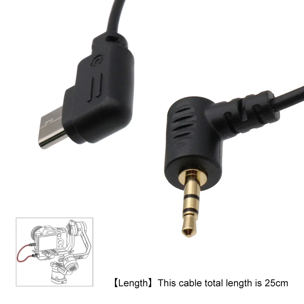 Câble de contrôle de Photo de caméra pour DJI Ronin SC, RSC2, RS2, RS3, câble de commande de caméra pour Fujifilm X-H2S, XT2, XT3, XT4, XT20, XT30