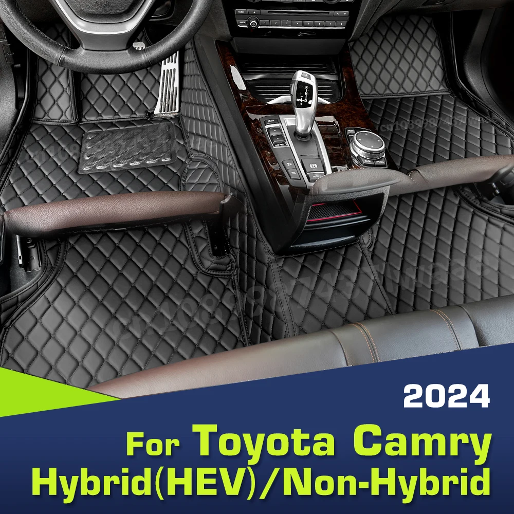 

Автомобильные коврики для Toyota Camry Hybrid/Non-Hybrid 2024, пользовательские автомобильные подушечки для ног, автомобильный ковер, аксессуары для интерьера