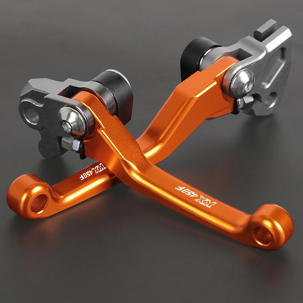 For KAWASAKI KX450F KX 450 F KX 450F 2006-2012 2013-2018 Motorcycle Motocross CNC Pivot Brake Clutch Levers Dirt Bike 4
