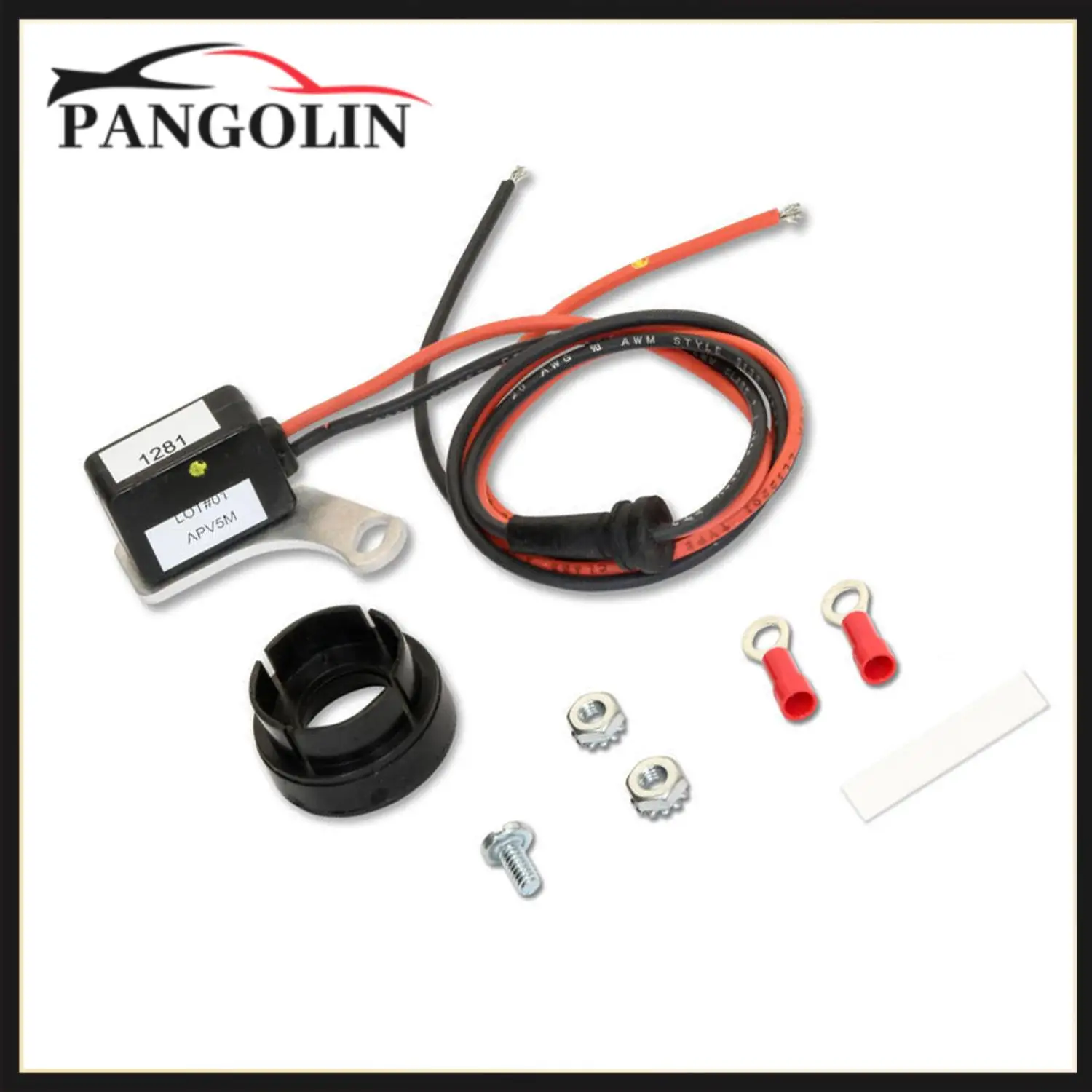 

Points-to-Electronic Conversion Kit 1281 Ignitor for 57-74 Ford V8 Engine Parts Exhaust Systems Electronic Ignition Accessories