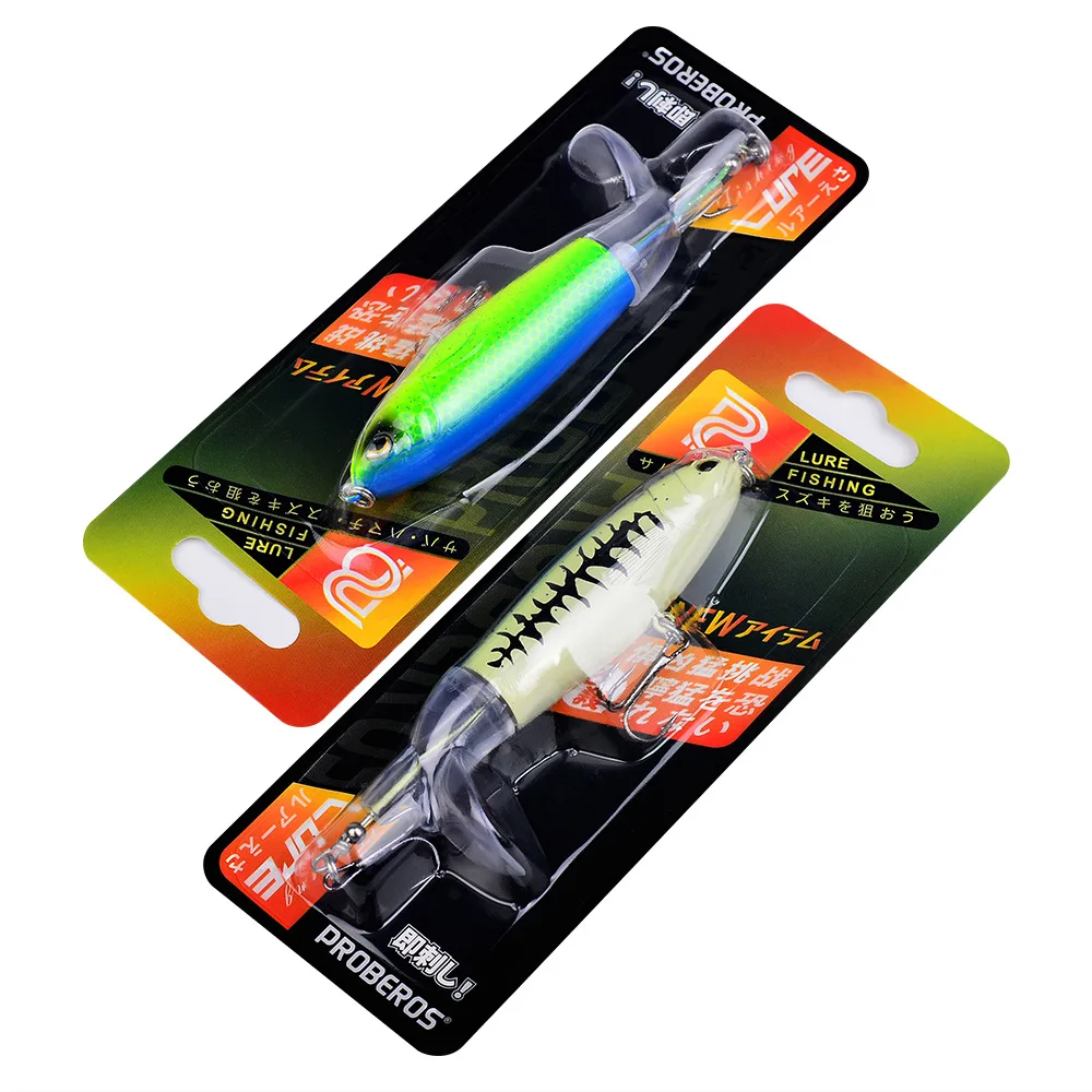 PRO BEROS-أدوات صيد الذيل ، إغراء Popper water ، طعوم بايك بلوبس ، Crankbait Wobblers ، g ، g ، ating g ،