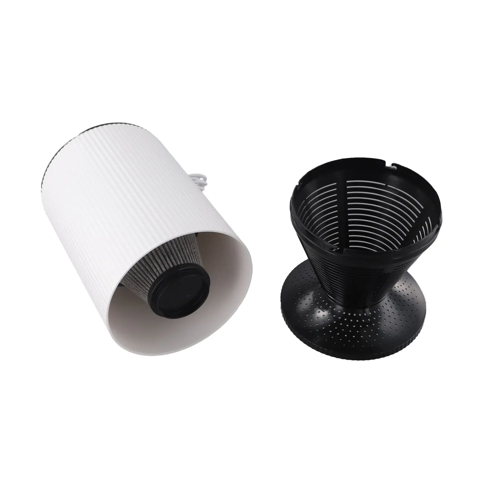 Compact Air Purifier For Small Spaces Compact Design Smoke Eliminator White And Black Indoor Air Cleaner Home Use