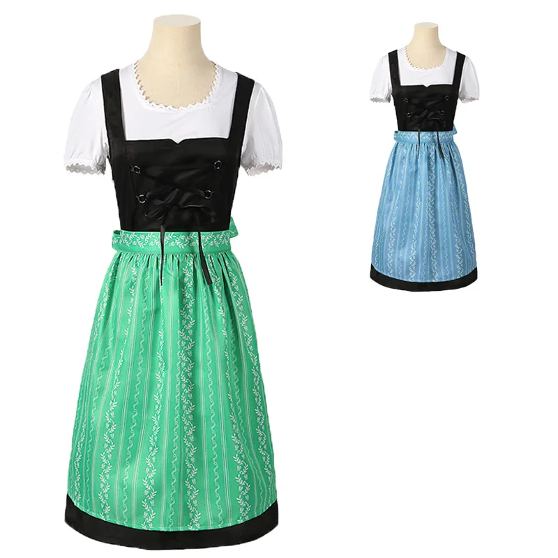 

Сексуальный костюм горничной на Хэллоуин, сценический наряд, наряд для фестиваля пива, костюм официанта, традиционная китайская этническая одежда