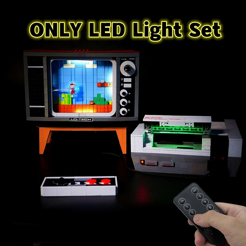 IN STOCK DIY RC LED Light Set For LEGO 71374 Compatible With Nintendo Entertainment System Building Blocks Bricks Accessories