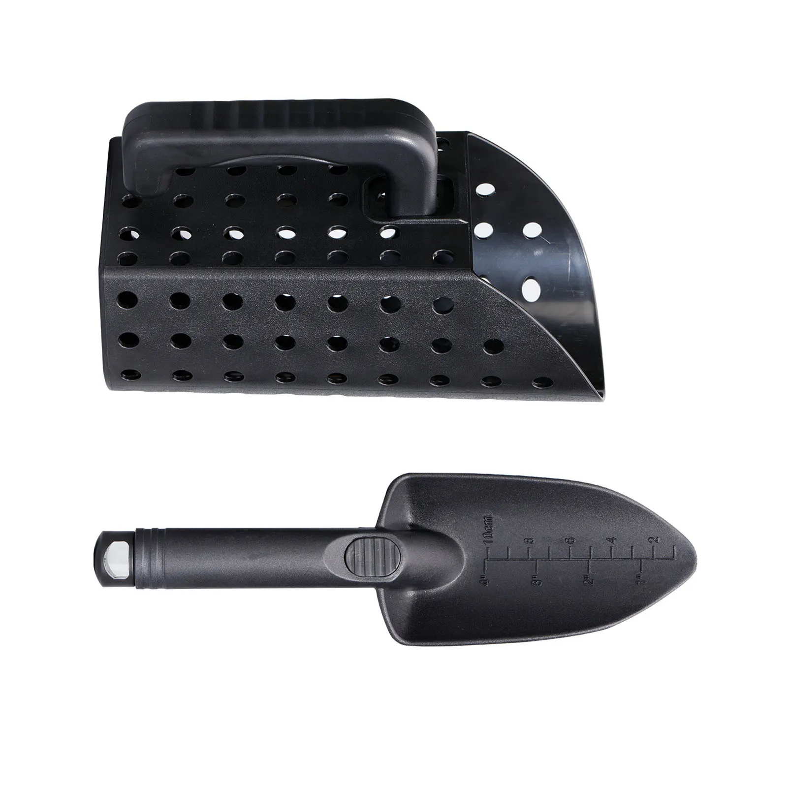 ABS Plastic Material Metal Detection Sand Shovel Kit Ergonomic Handle For all Ages Sand shovel hourglass