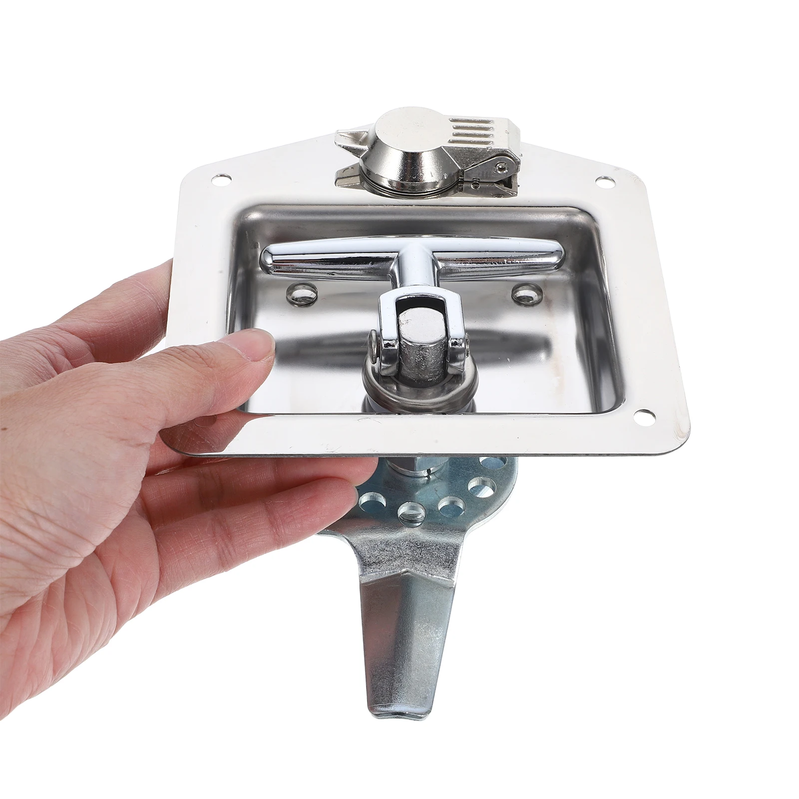 

Stainless Steel Lock With Keys Trailer Door Latch Replacement Paddle Lock For Rv Atv Utv Toolbox Latch