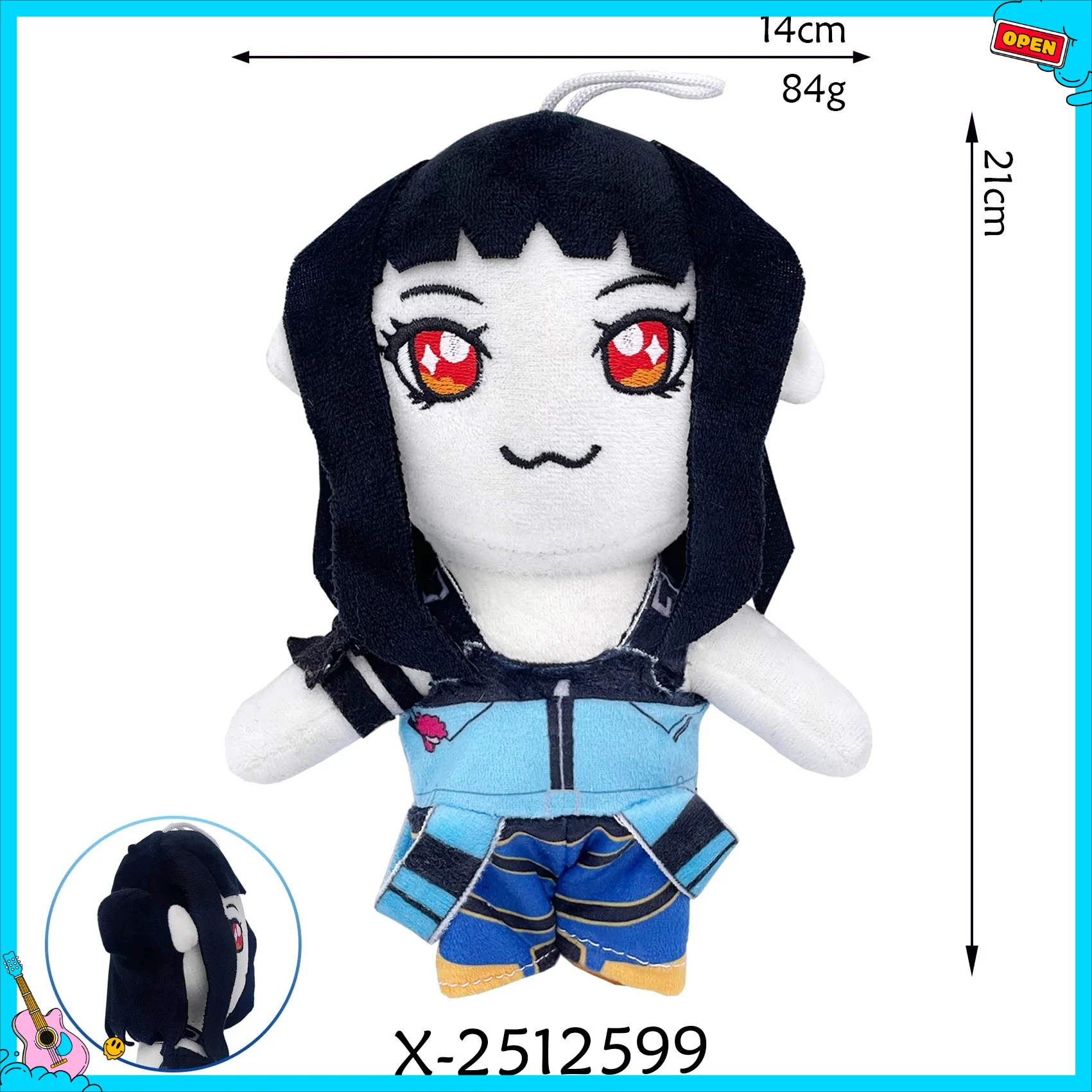 رائجة البيع K البوب اكسسوارات لعبة النمر أفخم دمية K البوب شيطان الصيادين ميرش عيد ميلاد شيطان الصيادين النمر ألعاب من نسيج مخملي شيطان الصيادين #4