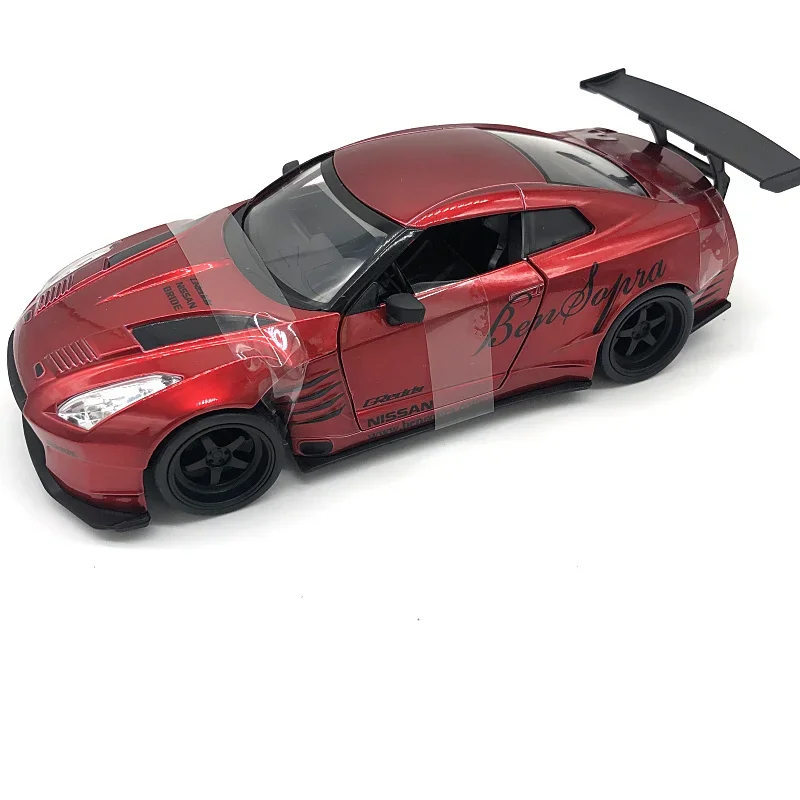 Jada 1:24 Fast And Furious Nissan GTR R35 Wide Body High Simulation Diecast Car Metal Alloy Car Toy For Gift Collection