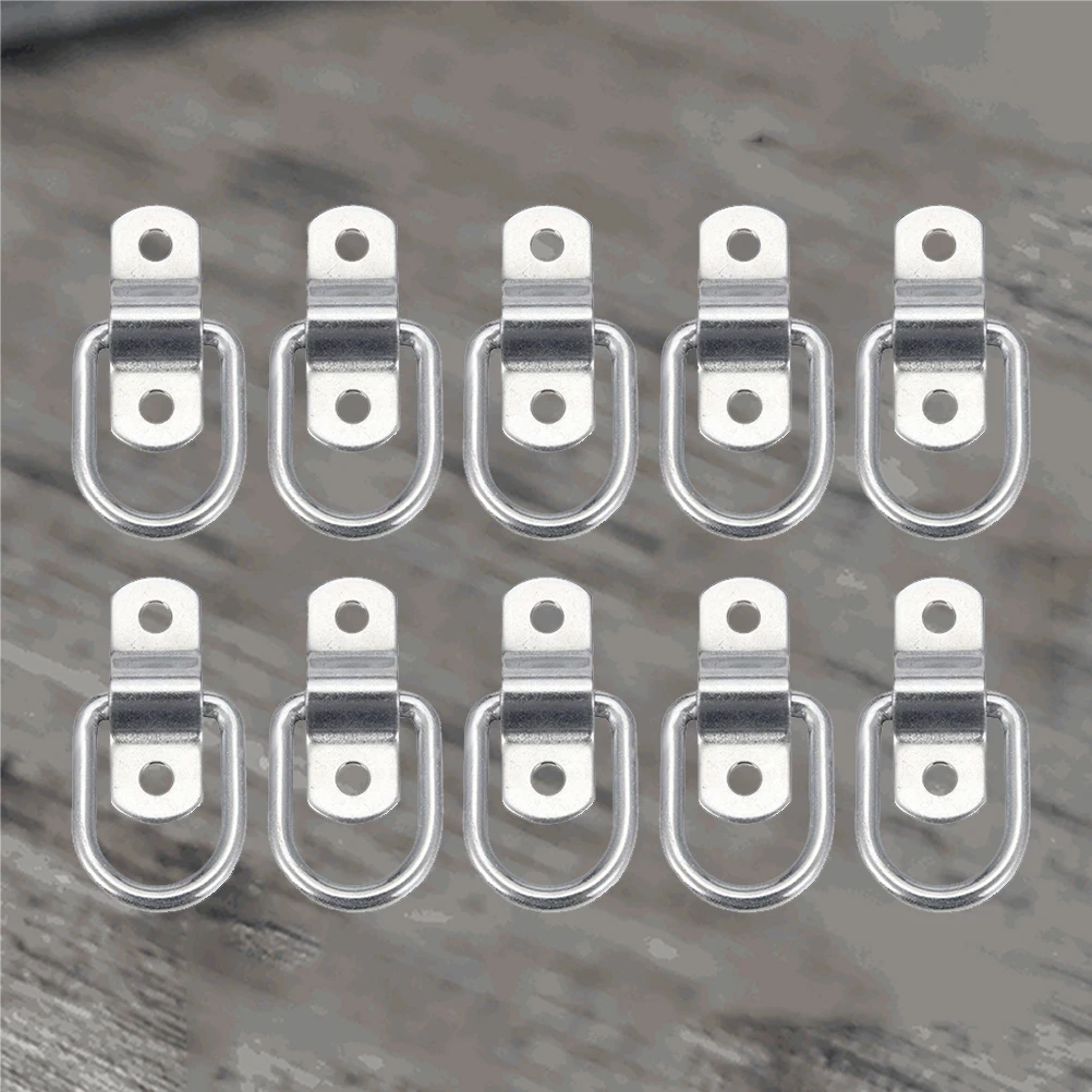 

8pcs Car Pull Hanger Stainless Steel Silver Tie Down Anchor for Trailer Boats Trucks Heavy Duty Corrosion Resistant