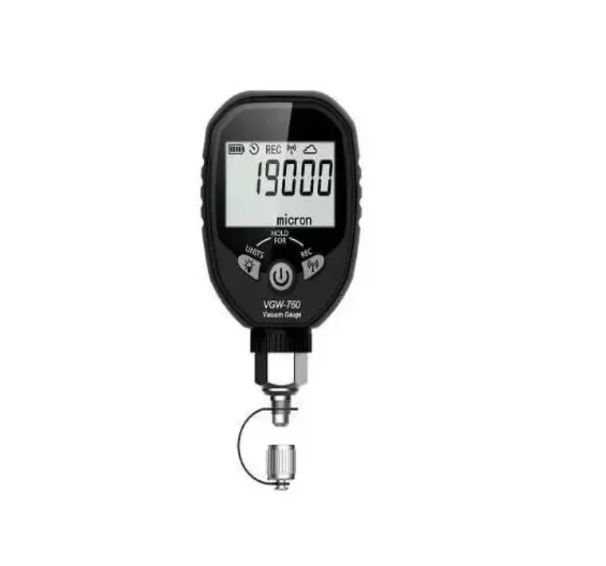 0-19000 Range Wireless Vacuum Testing Meter Digital HVAC Vacuum Gauge Equipped With 1/4 Inch Connector