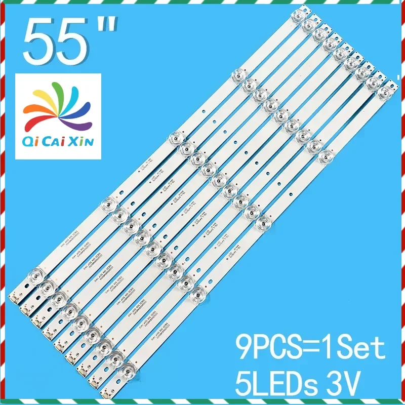 

For LED Backlight Strip 55" TV KKTV K55 LED55UA8100 BAIRD TI5511DLEDDS CC02550D485V10 55E20 5X9 5S1 JL.D55051330 044CS AS