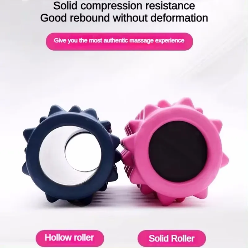 أسطوانة تدليك فوم صلبة من Lezyan ، عمود تدليك استرخاء العضلات ، أسنان تنحيف الساق ، صالة ألعاب رياضية ، 33 أو