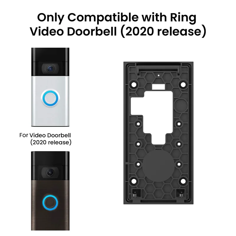 AT51-No-Drill Video Doorbell Mount For Ring Video Doorbell(2020 Release),Doorbell Mounting Holder Accessories