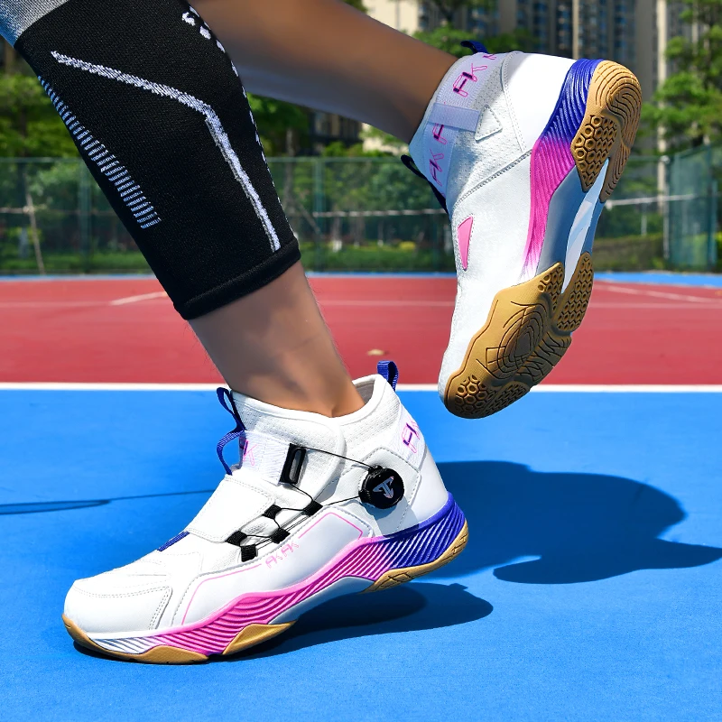 

Новые профессиональные мужские туфли для бадминтона, волейбольная обувь, легкая спортивная обувь, спортивные кроссовки для пинг-понга в помещении, теннисные тренировочные кроссовки