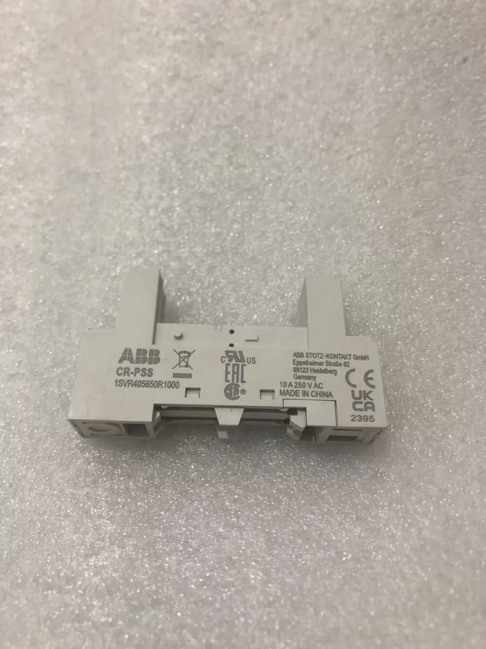 

1SVR405650R1000 CR-PSS 10095973 Standard socket for 1c/o or 2c/o CR-P relays