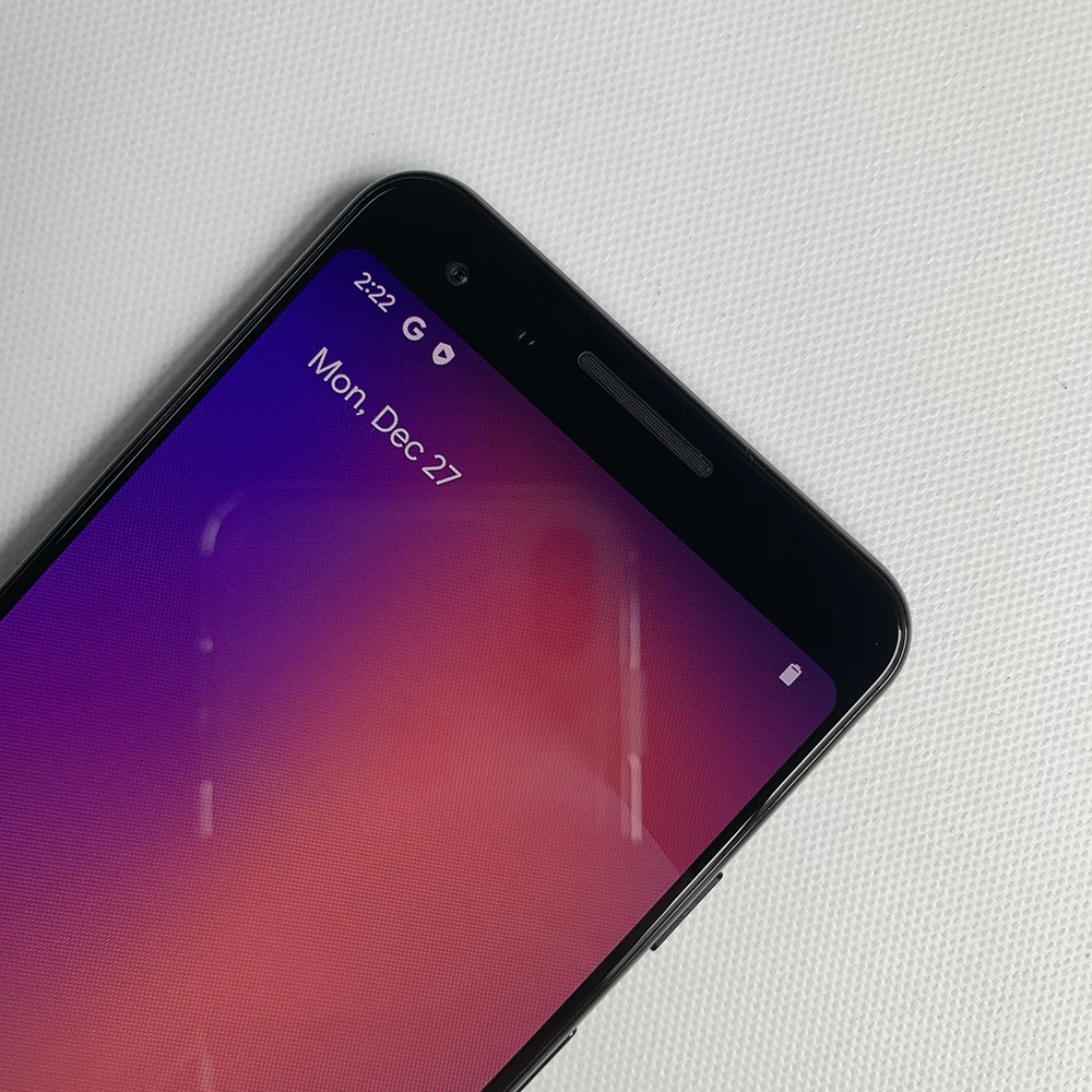 هاتف جوجل بيكسل 3 الأصلي بشاشة 5.5 بوصة و64 جيجابايت/128 جيجابايت ROM سنابدراجون 845 أندرويد ثماني النواة 12.2 ميجابكسل ومزدوج 8 ميجابكسل 3 هاتف