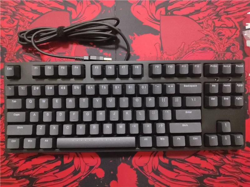 iKBC C87 Mechanical Keyboard Wired Cherry MX Brown Red 87 Keys