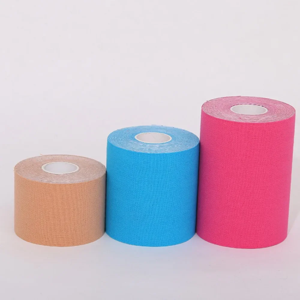 

10pcs Breathable Sports Muscle Adhesive Elastic Roll Muscle Bandage Knee Elbow Protector Injury Pain Care Kinesiology Tape New