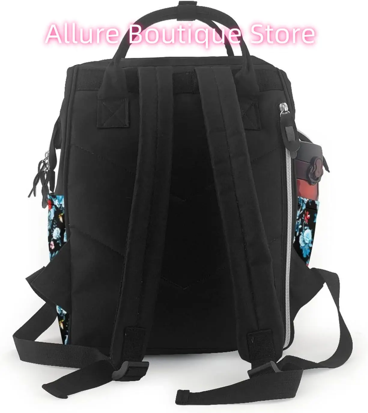 Spooky Skull Diaper Bag Backpack for Women Large Capacity Nappy Bag Multifunction Waterproof Mummy Backpacks for Mom Dad Essenti