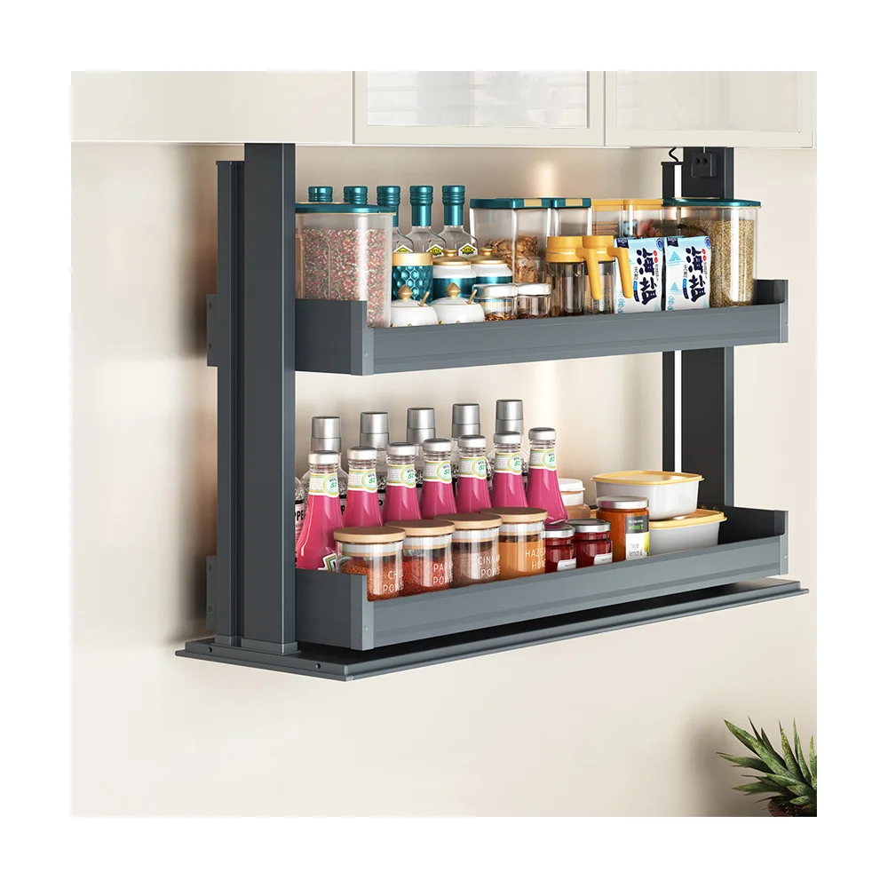 حار بيع تصميم خزانة المطبخ مخصصة خزانة رفع كهربائية المطبخ الذكي رفع خزانة #1