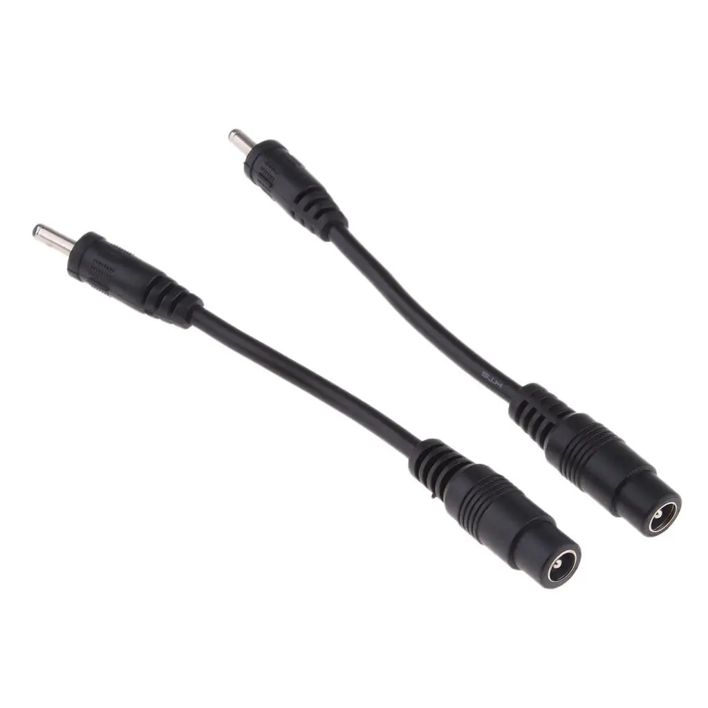 Power 3.5mm X1.35mm Male To 5.5x2.1mm Female Plug Cable for Fan, Led Light,
