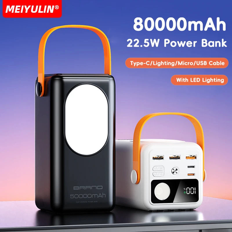 80000Mah Large Capa…