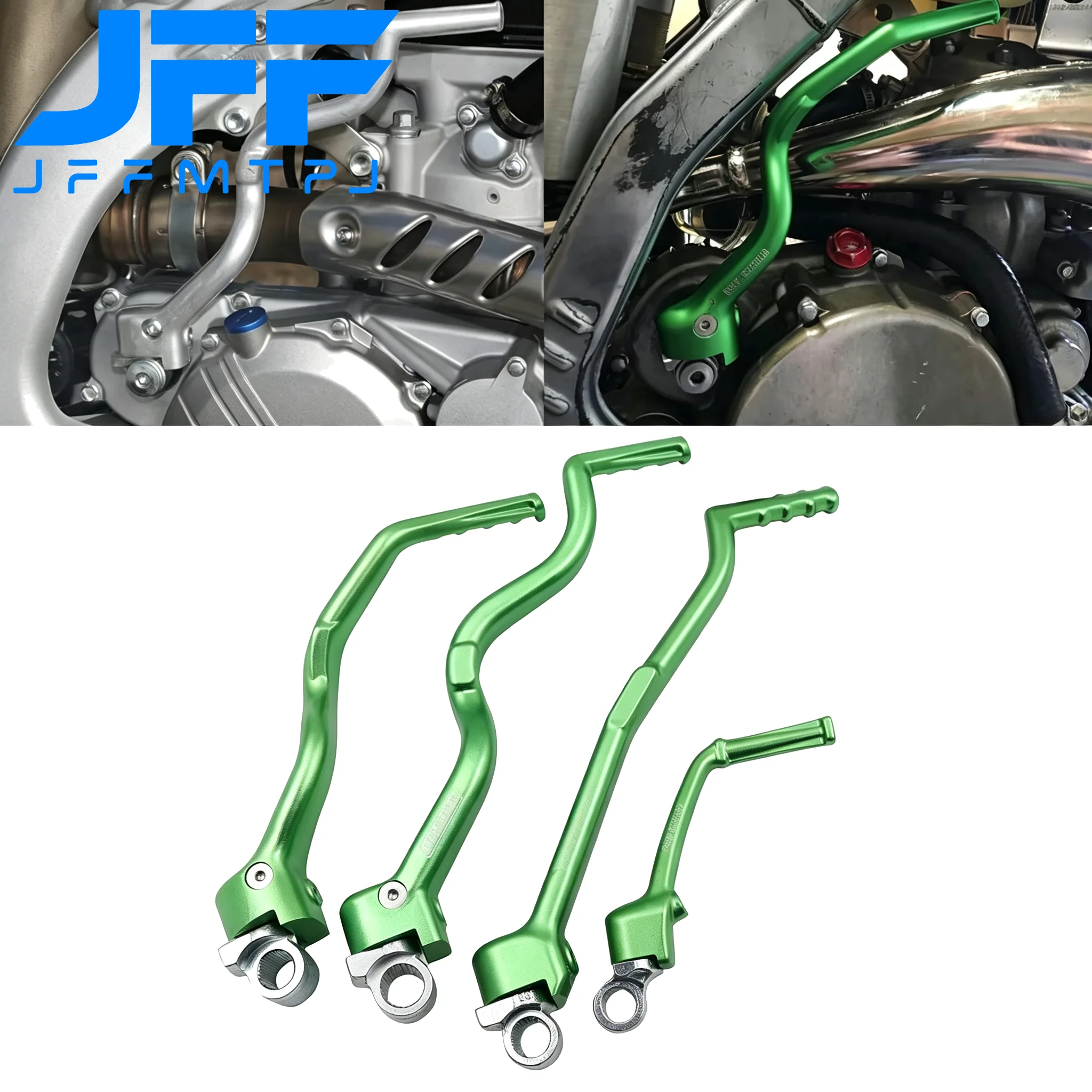 

Motorcycle CNC Aluminum Forged Kick Start Starter Lever Pedal For Kawasaki KX65 KX250F KX450F KLX450R KX KLX 250F 450F 2000-2020